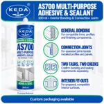 AS700 Multi-Purpose Adhesive & Sealant_Features