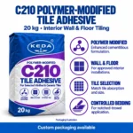 C210 Polymer-Modified Tile Adhesive_Features