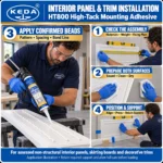 HT800 High-Tack Mounting Adhesive_Application