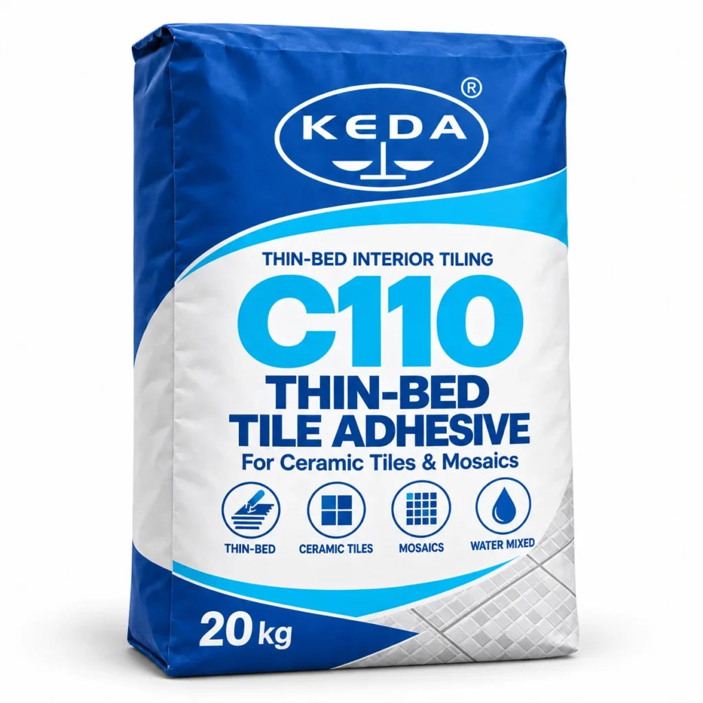 KEDA C110 Thin-Bed Tile Adhesive