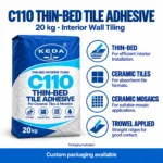KEDA C110 Thin-Bed Tile Adhesive_Features